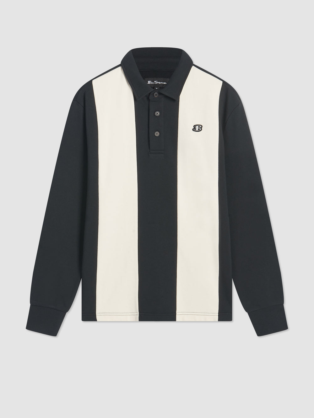 Polos Ben Sherman B by Ben Sherman Stripe Rugby Noir | PLQ-04568021